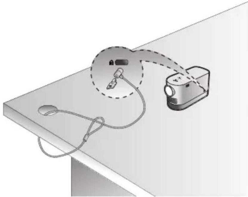 LG HF80LA - Kensington Security System - 1