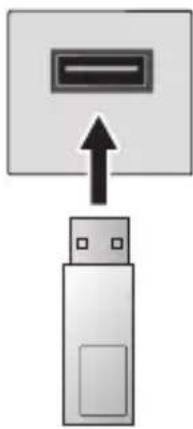 LG HF80LA - Connecting USB - 1