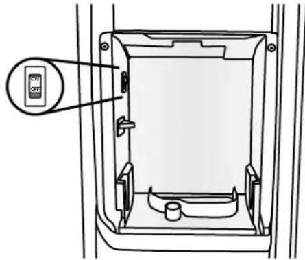 KITCHENAID KRSC503ESS - Mise en marche/arrêt de la machine à glaçons : - 1