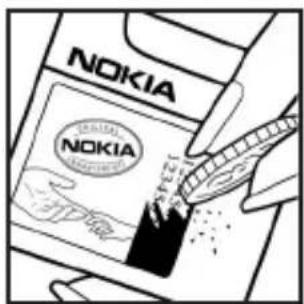 NOKIA 2125i - Autenticación del holograma - 3