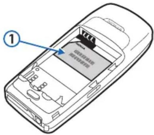 NOKIA 2126 - Localizar la etiqueta de su teléfono - 1
