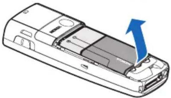 NOKIA 6235 - Cambiar la batería - 2