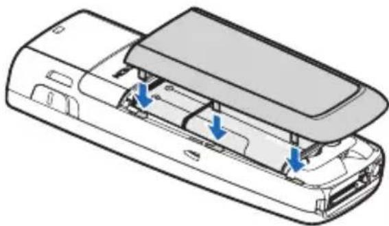 NOKIA 6235 - Replace the back cover - 1