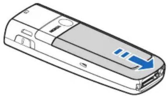 NOKIA 6235 - Ranura para la tarjeta UIM (CDMA SIM) - 1
