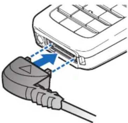 NOKIA 6235 - ■Connect the headset - 2