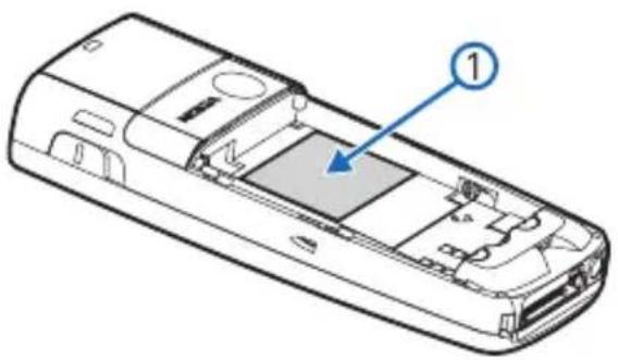 NOKIA 6235 - Localizar la etiqueta de su dispositivo - 1