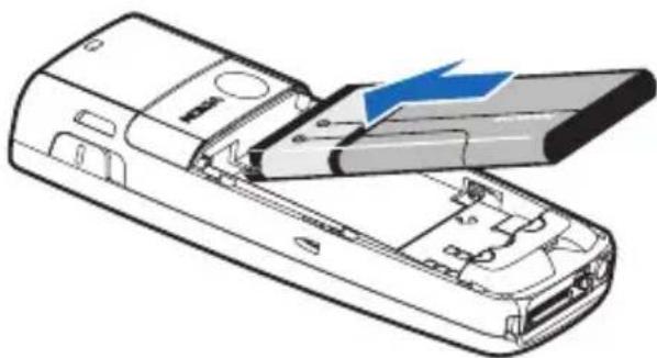 NOKIA 6235 - Replace the battery - 1