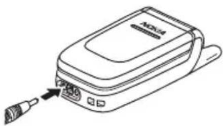 NOKIA 6061 - ■Cargar la batería - 2