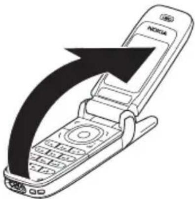 NOKIA 6061 - Abrir la cubierta - 1