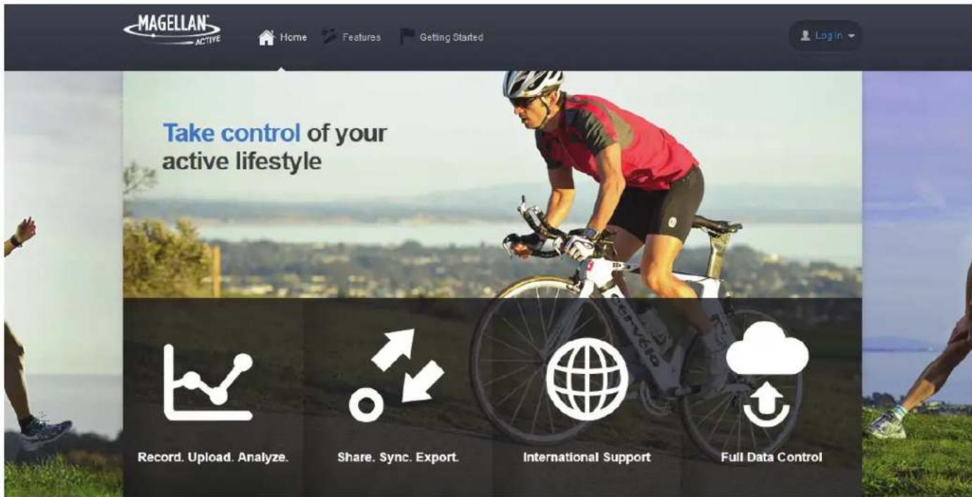 MAGELLAN® ACTIVE Home Features Getting Started Login Take control of your active lifestyle Record. Upload. Analyze. Share. Sync. Export. International Support Full Data Control
