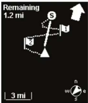 Remaining 1.2 mi S 1 2 3 mi n w i e s