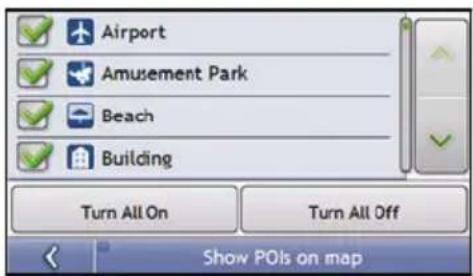 Airport Amusement Park Beach Building Turn All On Turn All Off Show POIs on map