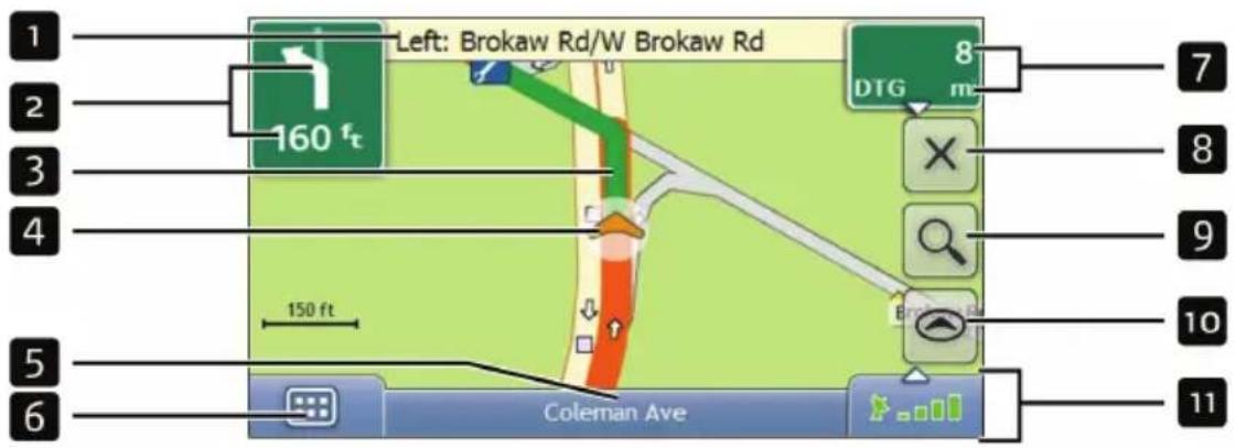 Left: Brokaw Rd/W Brokaw Rd 160 ft 150 ft DTG m² 8 7 8 9 10 11 Coleman Ave