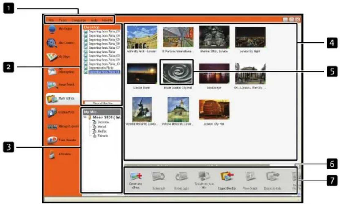 File Tools Language help Help Mio Online Mio Comms My Mio Desktop Importing from Roku_03 Importing from Roku_04 Importing from Roku_05 Importing from Roku_06 Importing from Roku_07 Importing from Roku Importing from Roku_08 Importing from Roku_09 Importing from Roku_10 Importing from Roku My Mio May $401 (Int 2 Bookbox 2 Mailot 2 WebFox 2 Textbook View all Books 4 5 6 7