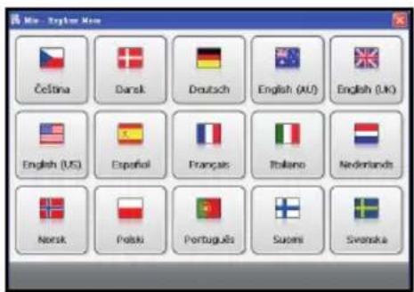 My - English Key Čeština Dansk Deutsch English (AU) English (UK) English (US) Español Franças Italano Nederlands Norsk Polski Portugues Suomi Svenska