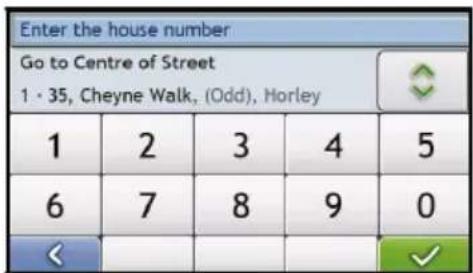 Enter the house number Go to Centre of Street 1 · 35, Cheyne Walk, (Odd), Horley 1 2 3 4 5 6 7 8 9 0