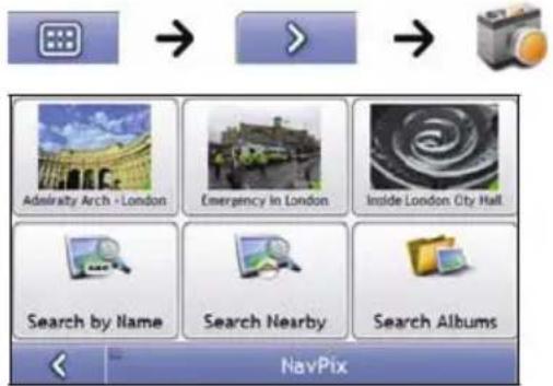 MIO Moov M401 - How do I navigate to a recent NavPix™? - 1