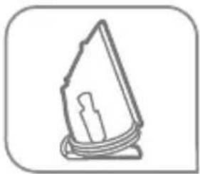 Simple line drawing of a triangular object with a base and internal structure, no text or symbols present.