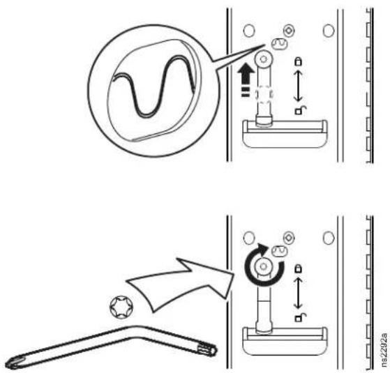 Technical diagram illustrating a mechanical or electrical component assembly with labeled parts and directional arrows.