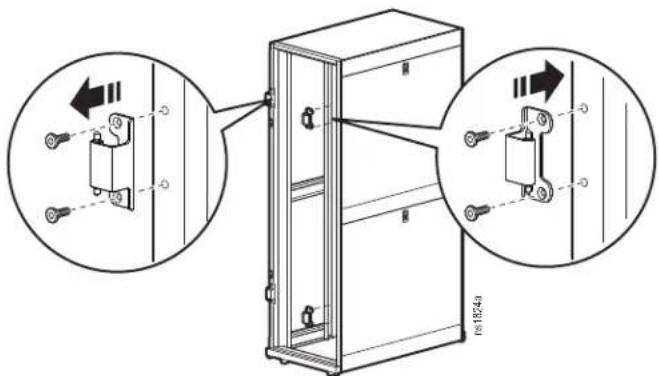 Technical diagram showing mechanical assembly with labeled components and directional arrows indicating assembly steps