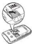PANTECH P2030 - Inserting a memory card - 4