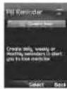 PANTECH P2030 - Pill Reminder - 1