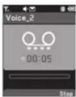 PANTECH C740 - Recording voice memo - 1