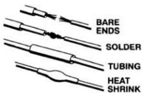 BARE ENDS SOLDER TUBING HEAT SHRINK