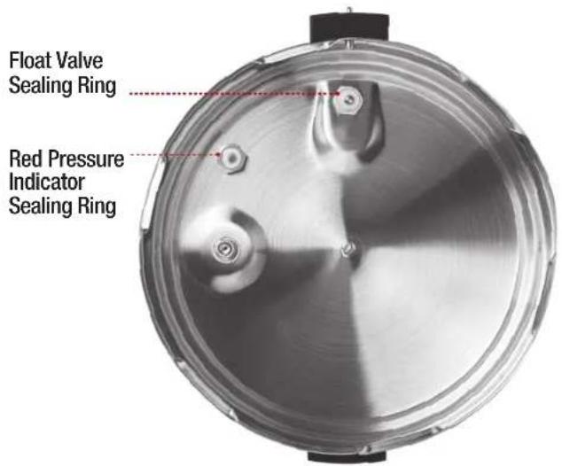 Float Valve Sealing Ring Red Pressure Indicator Sealing Ring