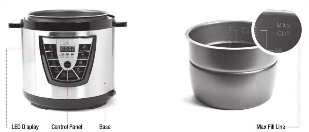 Emeril Lagasse Pressure Cooker Plus - Parts & Accessories - 1