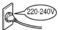 HITACHI EP-A3000 - AC Outlet, Power Plug and Power Cord - 4