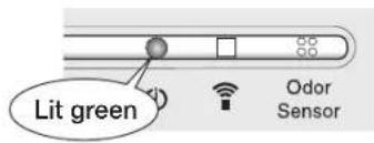 Lit green Odor Sensor