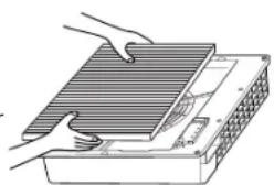 HITACHI EP-A3000 - Take the filter out. - 1