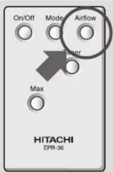 On/Off Mode Airflow Max HITACHI EPR-36