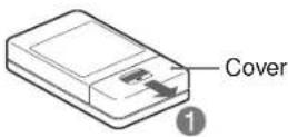 HITACHI EP-A3000 - Remove the battery compartment cover. - 1