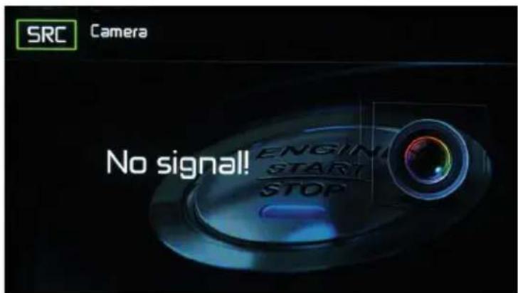 SRC Camera No signal! ENGIN START STOP