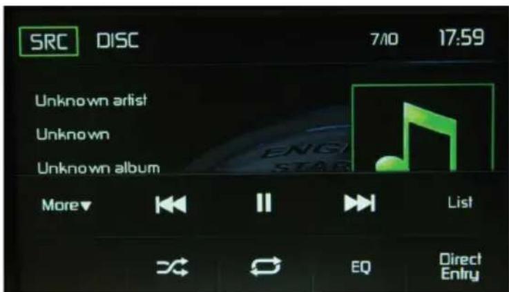 SRC DISC 7:10 17:59 Unknown artist Unknown Unknown album More▼ <<|| > List EQ Direct Entry