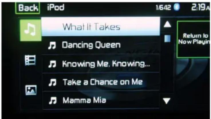 Back iPod What It Takes Dancing Queen Knowing Me, Knowing... Take a Chance on Me Mamma Mia