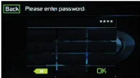 Back. Please enter password: **** OK
