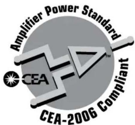 Amplifier Power Standard CEA CEA-2006 Compliant