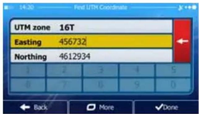 UTM zone 16T Easting 456732 Northing 4612934 1 2 3 4 5 0 7 0 9 0 Back More ✓Done