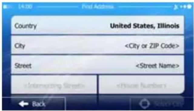 Country United States, Illinois City Street Back