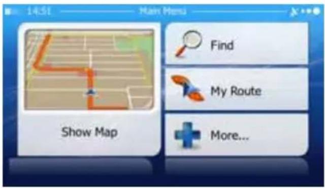 14:51 Main Menu Find My Route More... Show Map