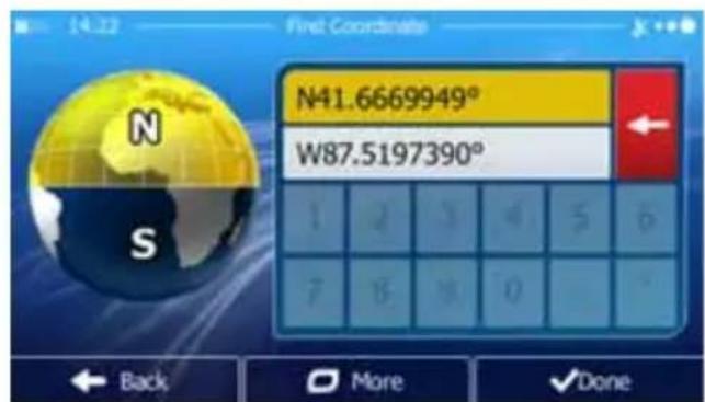 N41.6669949° W87.5197390° 1 2 3 4 5 6 7 8 9 0 Back More ✓Done