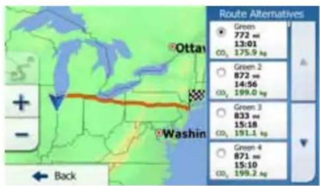 Route Alternatives Green 772 m 13:01 CO₂ 175.9 kg Green 2 872 m 14:56 CO₂ 199.0 kg Green 3 833 m 15:18 CO₂ 191.1 kg Green 4 871 m 15:10 CO₂ 199.2 kg + - Washin Back
