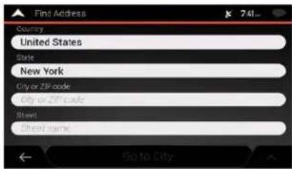 Find Address 741... Country United States State New York City or ZIP code City or ZIP code Street Street name Go to City