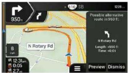 950m 6 high 12.31pm 0:05 2.7m N Rotary Rd 110 SB 1226... Possible alternative route in 950 ft. N Rotary Rd Length: +850 ft Time: +0.01 Preview Dismiss