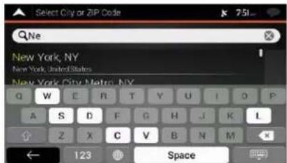 Select City or ZIP Code Q Ne New York, NY New York, United States New York City Metro, NY Q W E R T Y U I D P A S D F G H J K L Z X C V B N M ← 123 Space