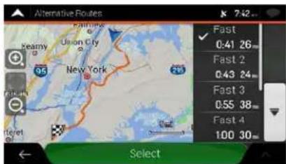 Alternative Routes 7:42 Fast 0:41 26 Fast 2 0:43 24 Fast 3 0:55 38 Fast 4 1:00 30 Select