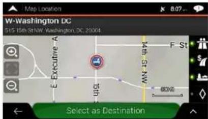 Map Location W-Washington DC 515 15th St NW Washington, DC, 20004 E Executive A F St 44th St NW 800K Select as Destination